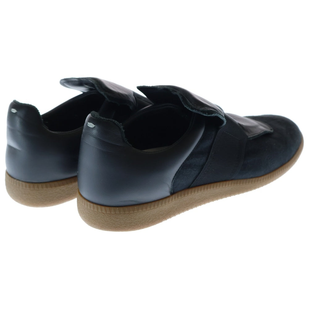 Maison Margiela 22(メゾンマルジェラ) ジャーマントレーナー スリッポン ローカットスニーカー ブラック