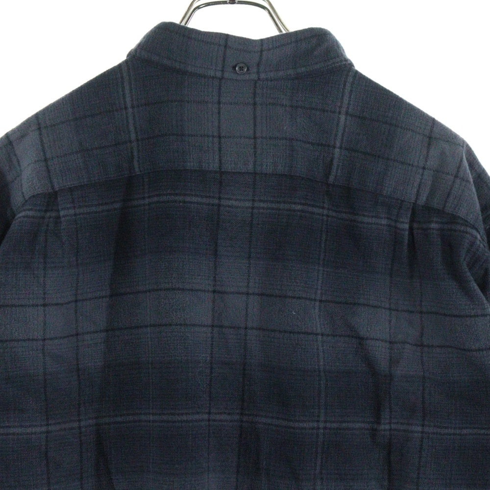 SUPREME(シュプリーム) 23SS Shadow Plaid Flannel Shirt シャドープレイド フランネル 長袖シャツ ブラック