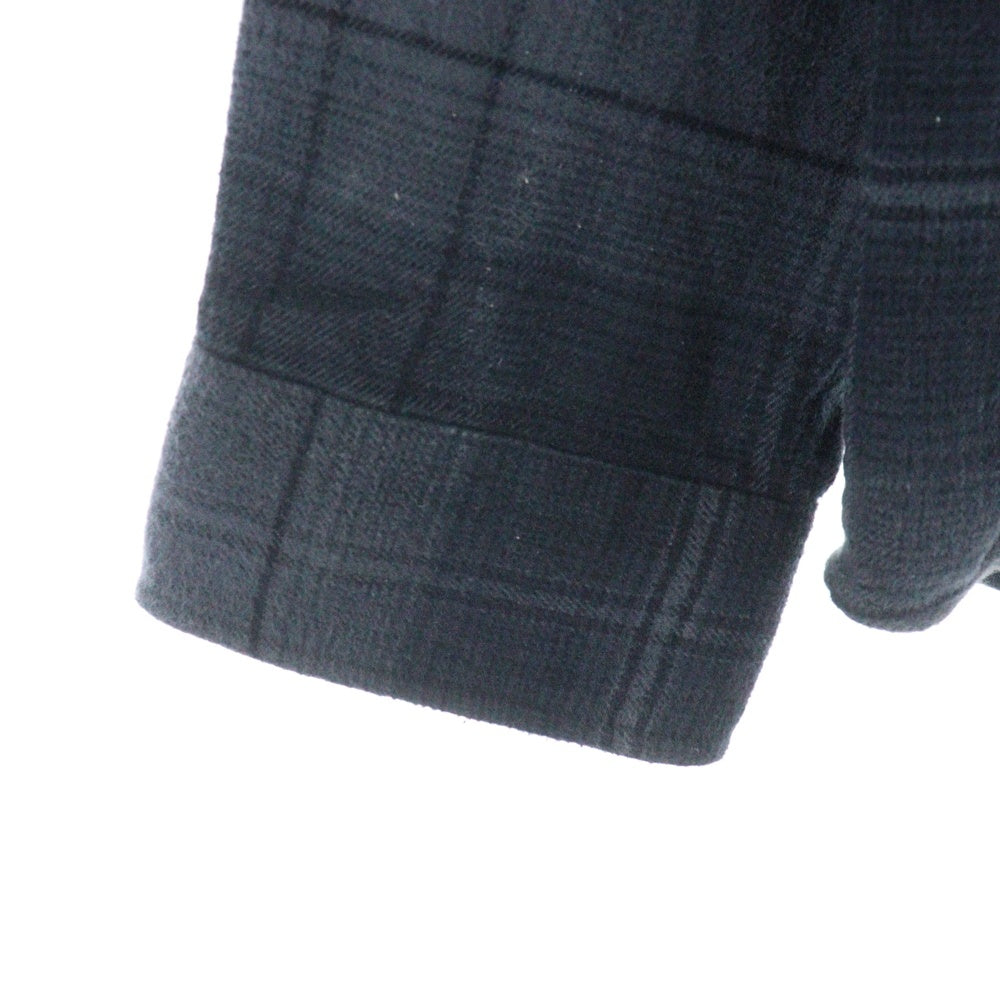 SUPREME(シュプリーム) 23SS Shadow Plaid Flannel Shirt シャドープレイド フランネル 長袖シャツ ブラック