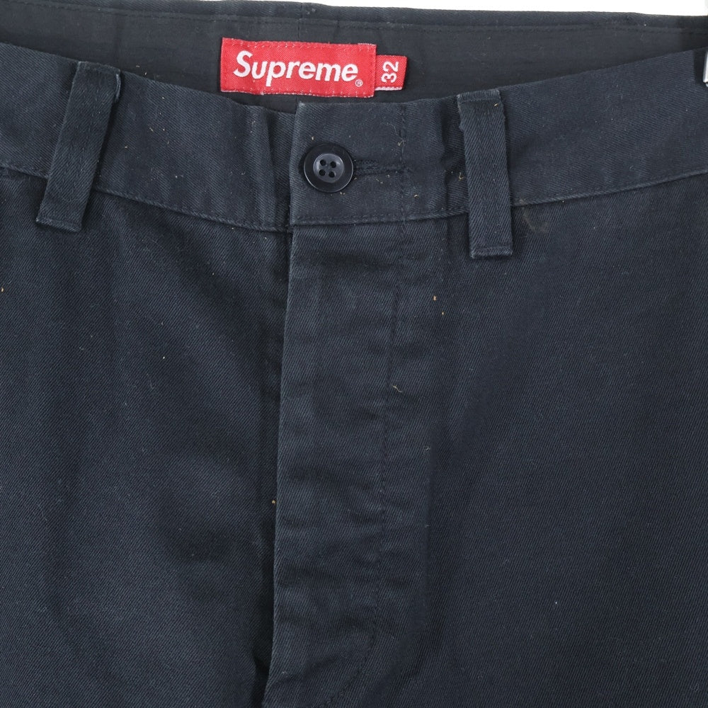 SUPREME(シュプリーム) 20AW Pin Up Chino Pant ピンアップ グラフィックエンブロイダリー チノパンツ ブラック