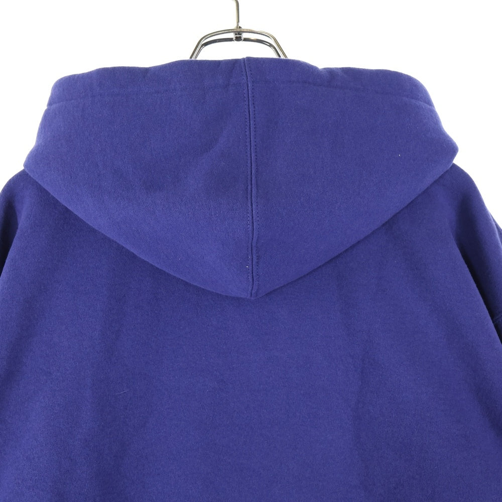 SUPREME(シュプリーム) 25SS Blackletter Hooded Sweatshirt ブラックレター ロゴエンブロイダリー スウェットプルオーバーパーカー ネイビー