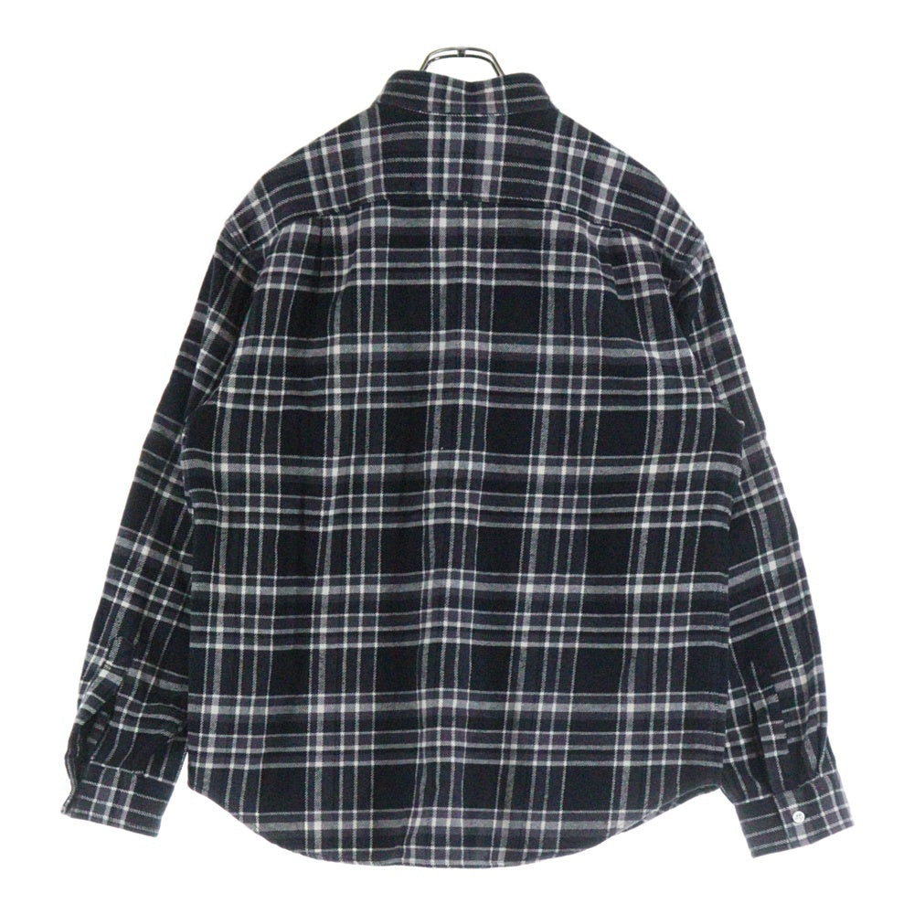 SUPREME(シュプリーム) 25SS Old English Plaid Flannel Shirt オールドイングリッシュ プレイド フランネル 長袖シャツ ブラック