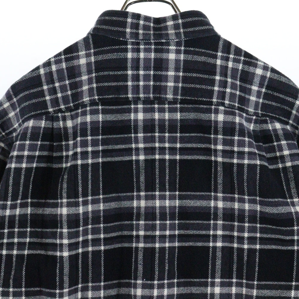 SUPREME(シュプリーム) 25SS Old English Plaid Flannel Shirt オールドイングリッシュ プレイド フランネル 長袖シャツ ブラック