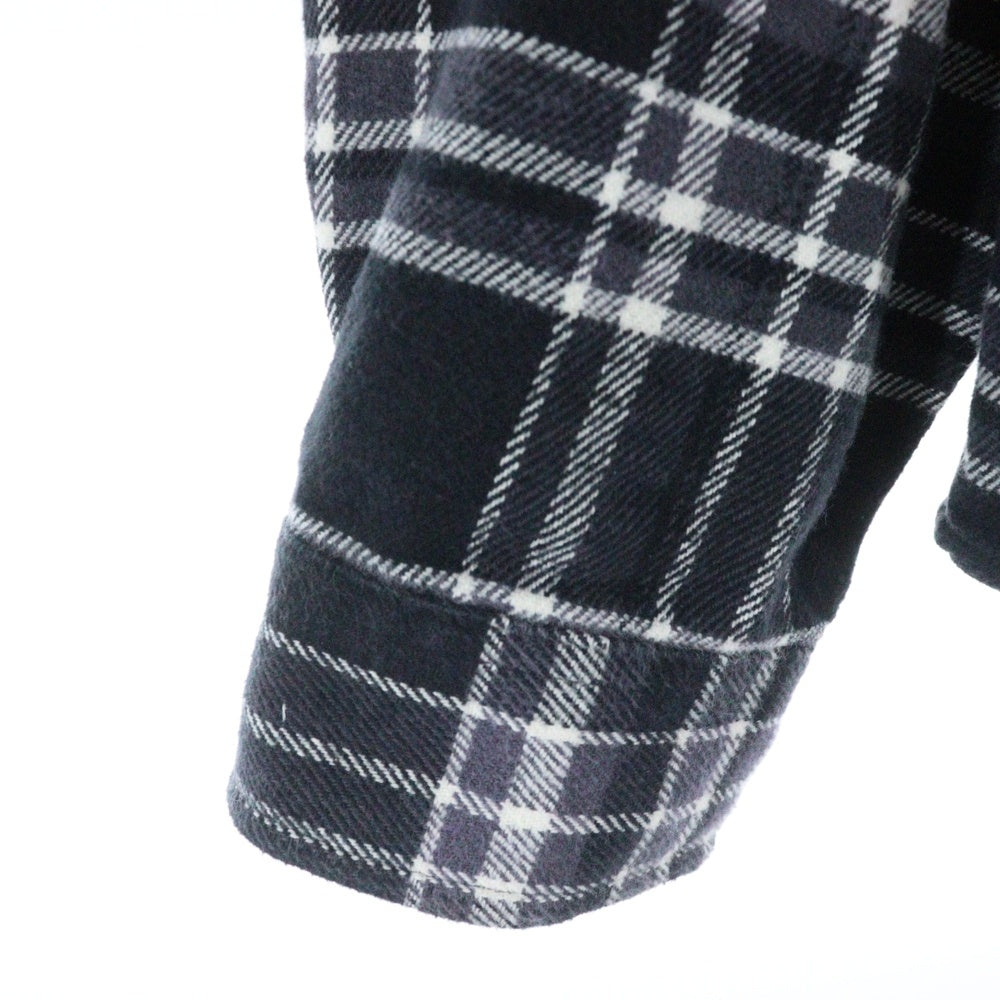SUPREME(シュプリーム) 25SS Old English Plaid Flannel Shirt オールドイングリッシュ プレイド フランネル 長袖シャツ ブラック