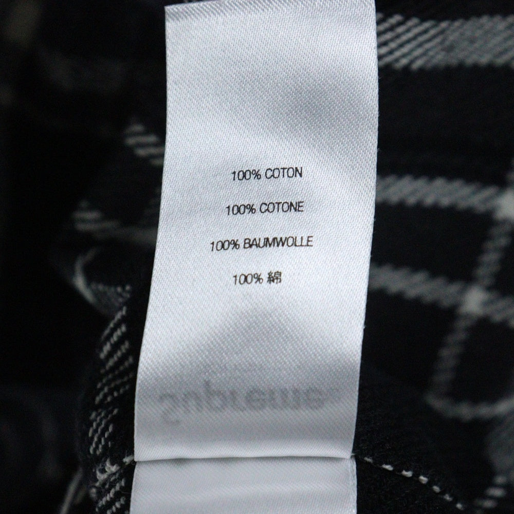 SUPREME(シュプリーム) 25SS Old English Plaid Flannel Shirt オールドイングリッシュ プレイド フランネル 長袖シャツ ブラック