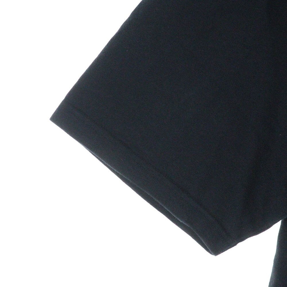 SUPREME(シュプリーム) 25SS Satin Appliqu? S/S Top サテンアップリケ クルーネック半袖Tシャツ カットソー ブラック