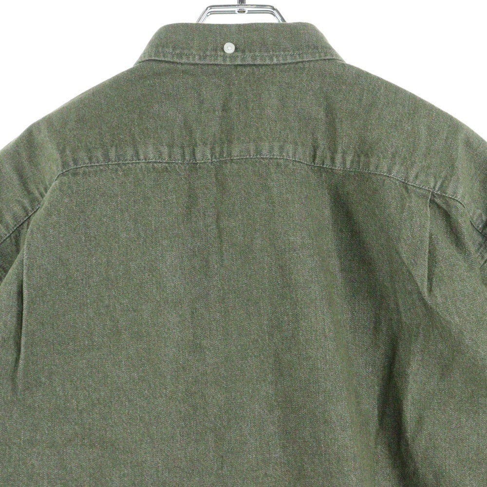 SUPREME(シュプリーム) 22AW Small Box Logo Twill shirt スモールボックスロゴ コットンツイル 長袖シャツ カーキ