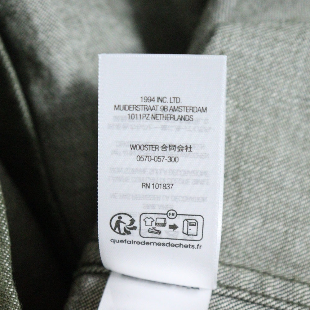 SUPREME(シュプリーム) 22AW Small Box Logo Twill shirt スモールボックスロゴ コットンツイル 長袖シャツ カーキ