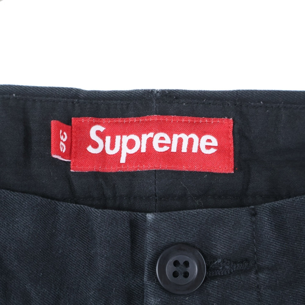 SUPREME(シュプリーム) 20AW Pin Up Chino Pant ピンアップ グラフィックエンブロイダリー チノパンツ ブラック