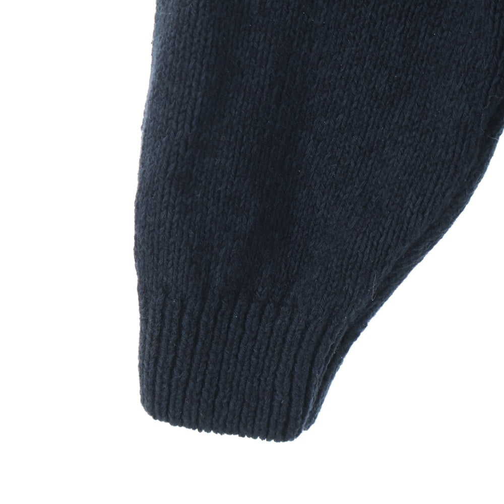 SUPREME(シュプリーム) 20AW Stone Washed Sweater ストーンウォッシュ ロゴジャガード クルーネックニット セーター ブラック