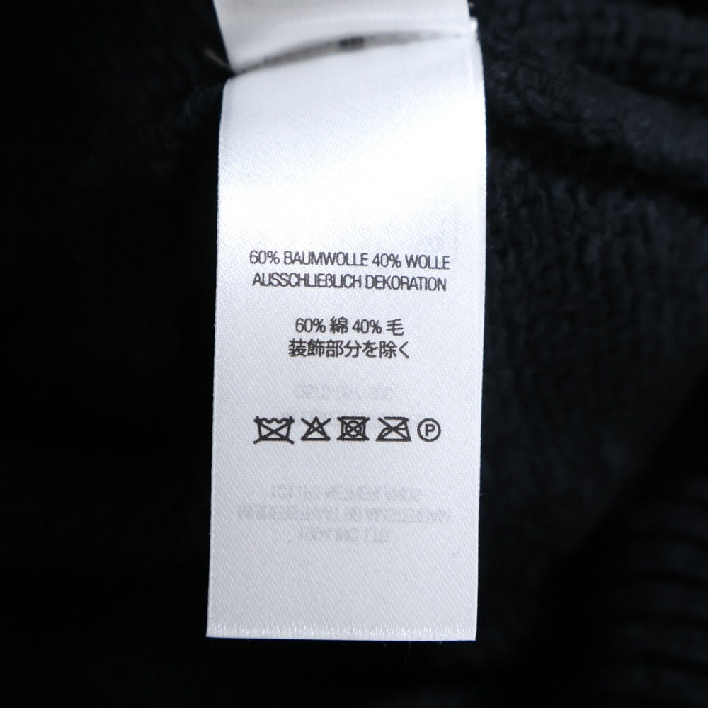 SUPREME(シュプリーム) 20AW Stone Washed Sweater ストーンウォッシュ ロゴジャガード クルーネックニット セーター ブラック