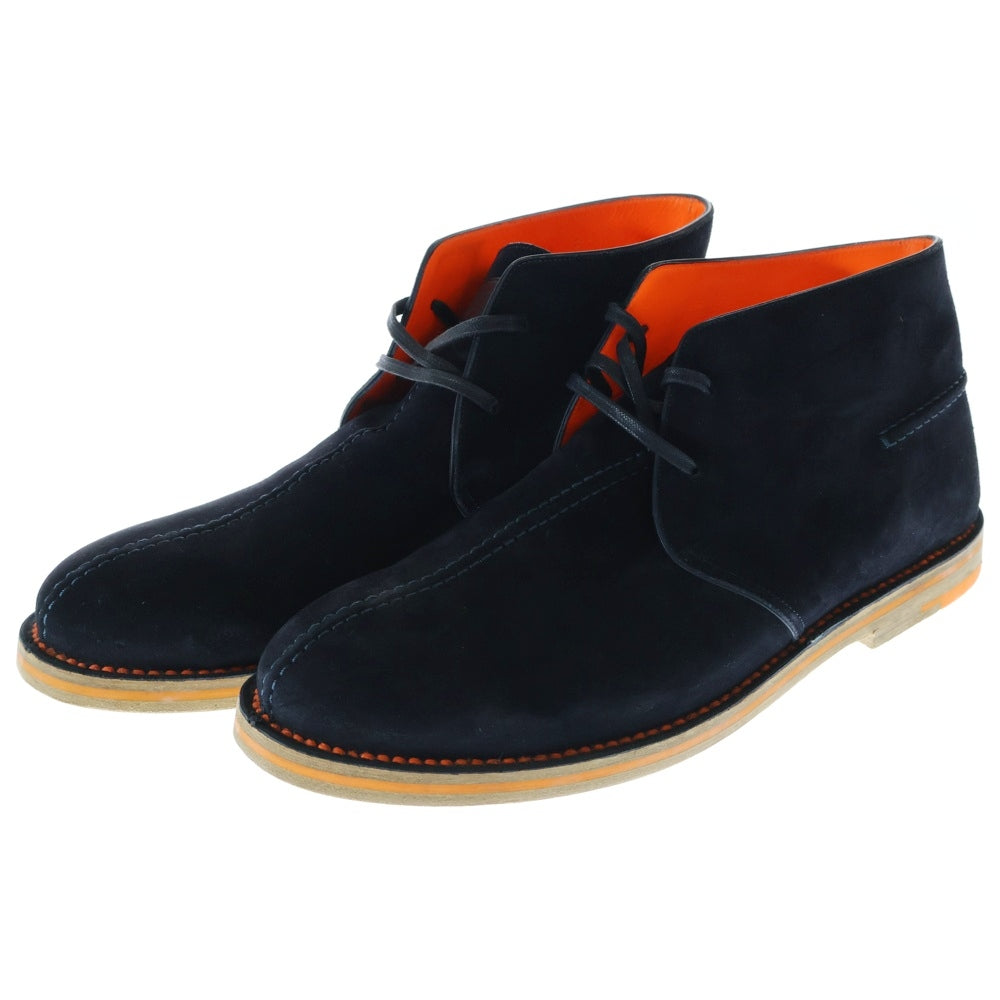 LOUIS VUITTON(ルイヴィトン) 13SS スエード レースアップ チャッカブーツ ネイビー BM1112