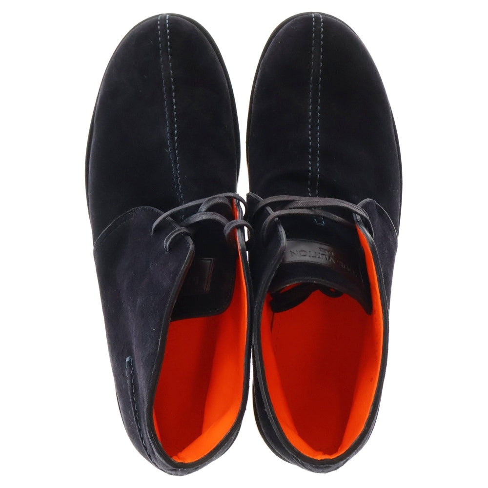 LOUIS VUITTON(ルイヴィトン) 13SS スエード レースアップ チャッカブーツ ネイビー BM1112