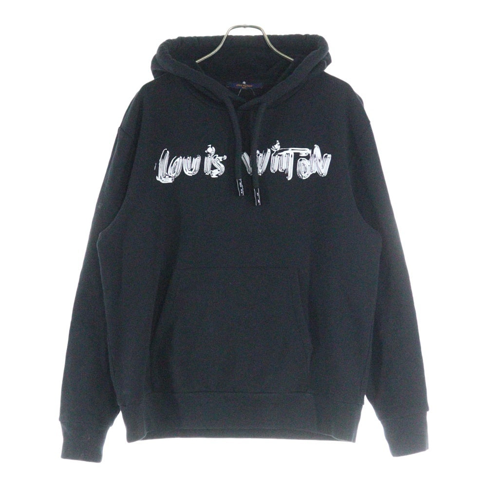 LOUIS VUITTON(ルイヴィトン) 22SS Amen Break アーメンブレイク グラフィックプリント スウェット プルオーバーパーカー ブラック RM221 IHN HMY78W