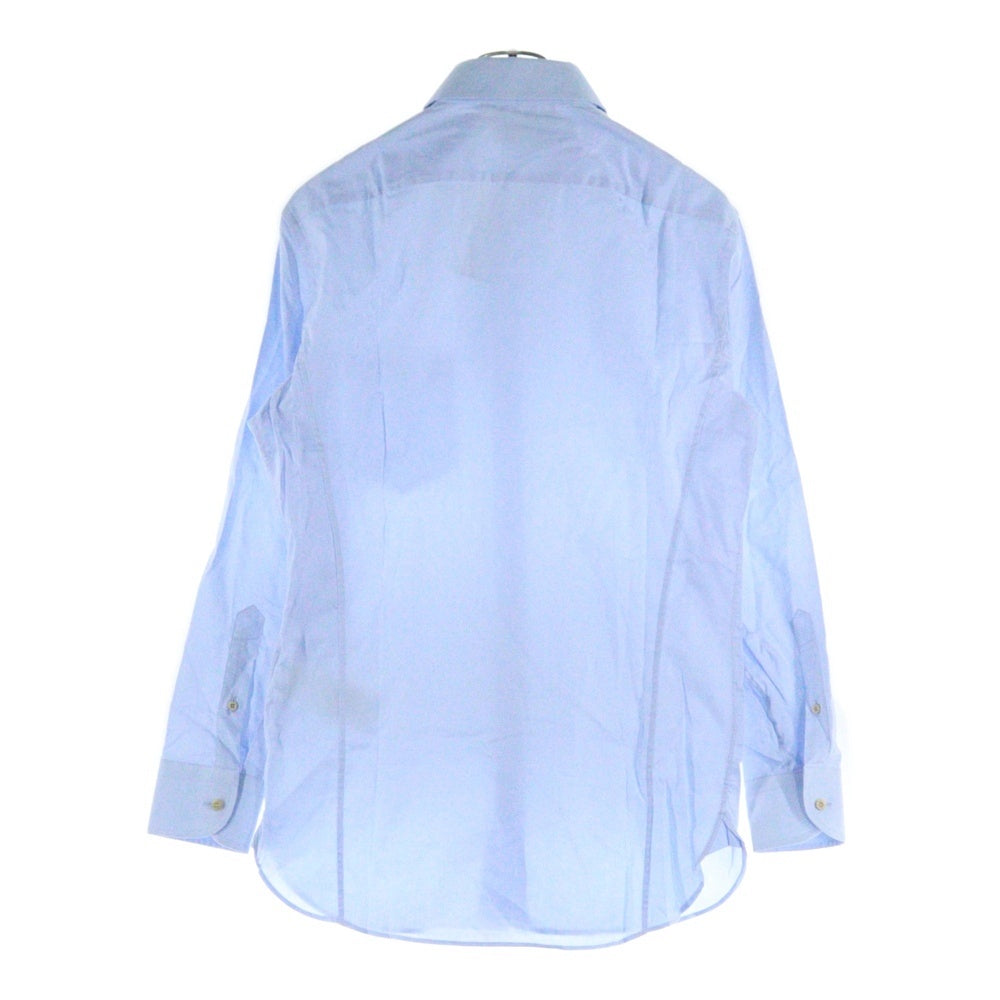 GUCCI(グッチ) Cotton shirt with Double G embroidery ダブルG ロゴエンブロイダリー コットン 長袖シャツ ライトブルー 699554 ZAJOM