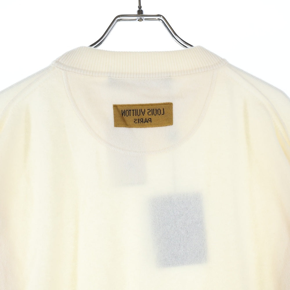 LOUIS VUITTON(ルイヴィトン) 19SS インサイドアウトクルーネックカシミヤニットセーター アイボリー RM191 JZE HGN62W