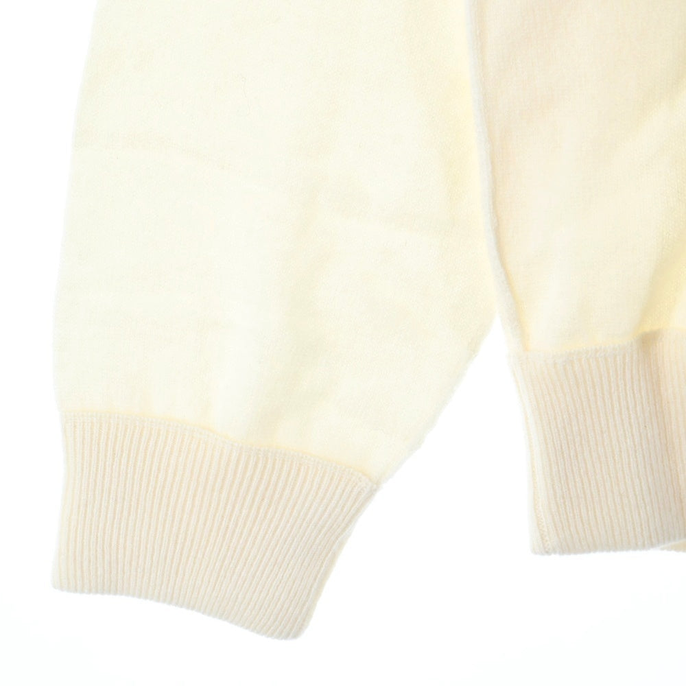 LOUIS VUITTON(ルイヴィトン) 19SS インサイドアウトクルーネックカシミヤニットセーター アイボリー RM191 JZE HGN62W