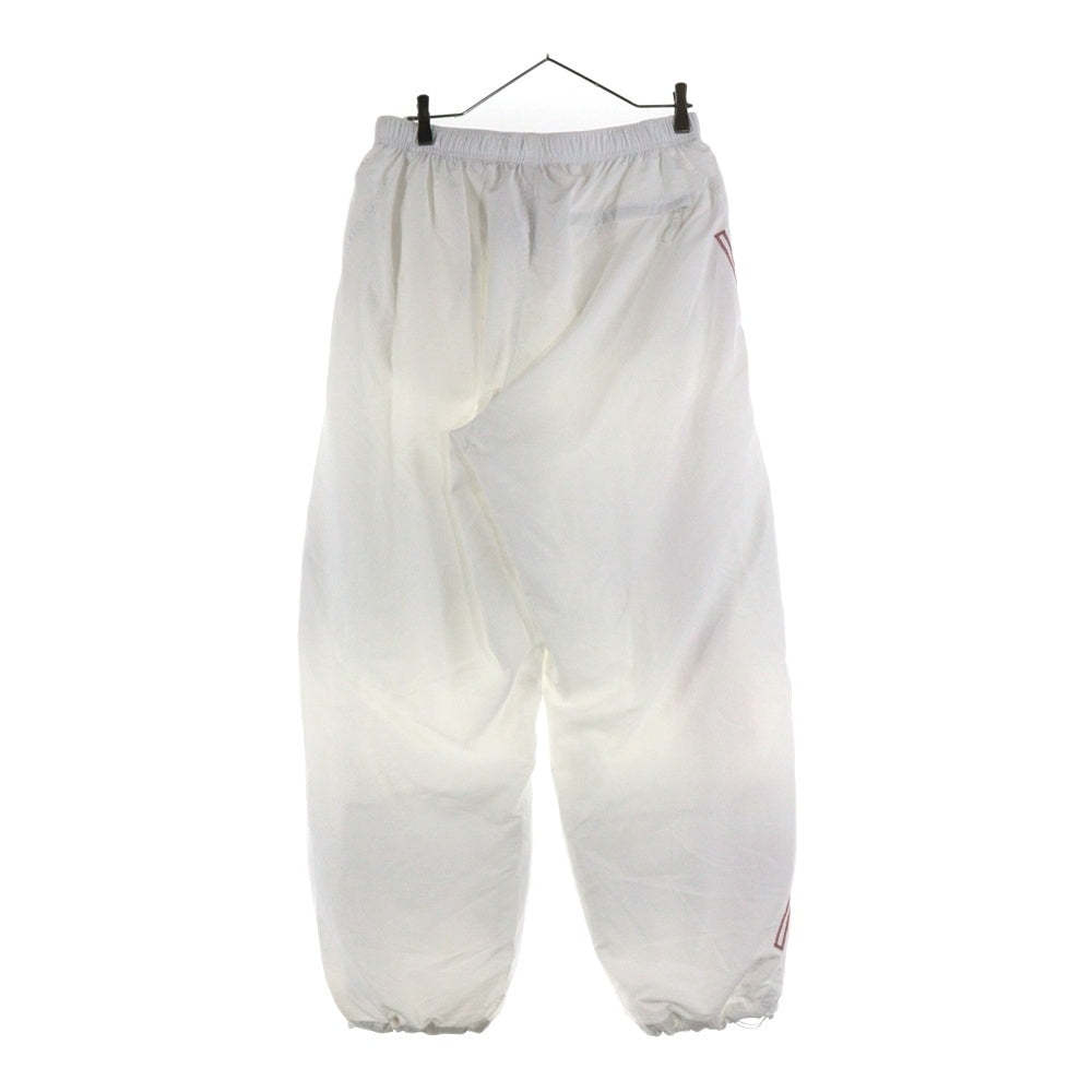 SUPREME(シュプリーム) 25SS Spellout Embroidered Track Pant スペルアウト エンブロイダリー ナイロン トラックパンツ ホワイト/レッド