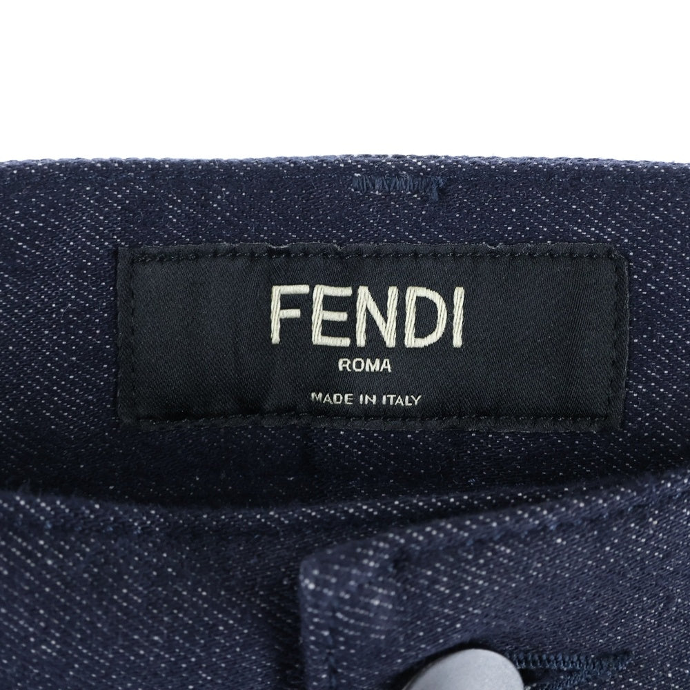 FENDI(フェンディ) ストレッチ ストレート デニム パンツ インディゴ 12CPF‐21‐2585