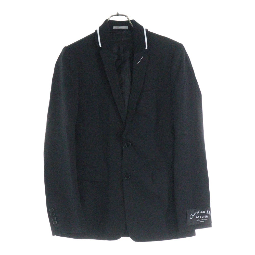 DIOR(ディオール) ATELIER ニット 切替 2B テーラードジャケット ブラック 833C274Y4326