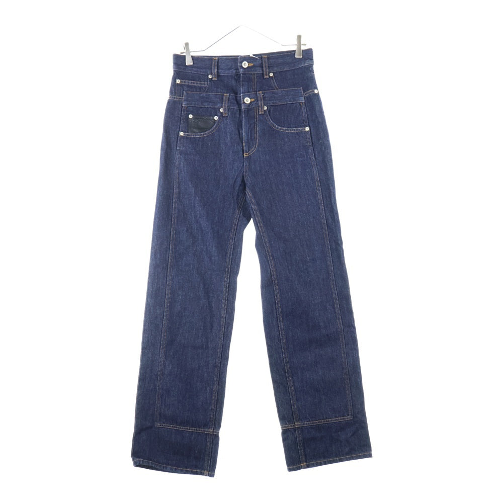 LOEWE(ロエベ) Trompe L'Oeil Denim Jeans トロンプルイユ ストレート デニムパンツ インディゴ H526Y11X45