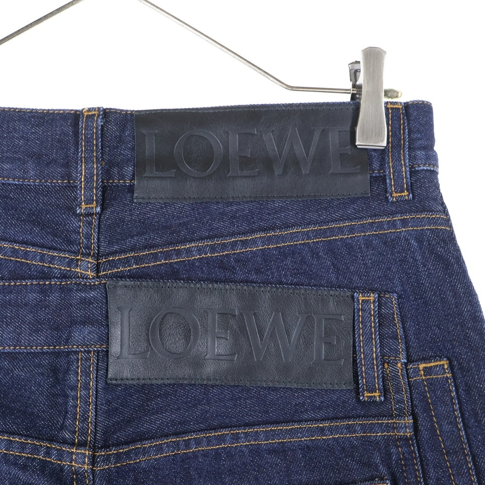 LOEWE(ロエベ) Trompe L'Oeil Denim Jeans トロンプルイユ ストレート デニムパンツ インディゴ H526Y11X45