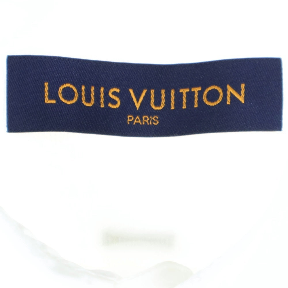 LOUIS VUITTON(ルイヴィトン) 21AW ステープル オックスフォード コットン 長袖シャツ ホワイト RM212Q OUQ HJS40W
