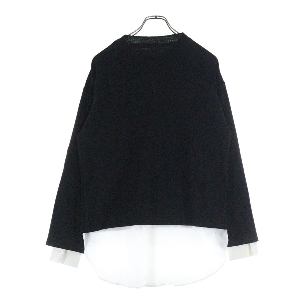 LOEWE(ロエベ) 21AW レイヤード デザイン ニット セーター ブラック S359341XAY