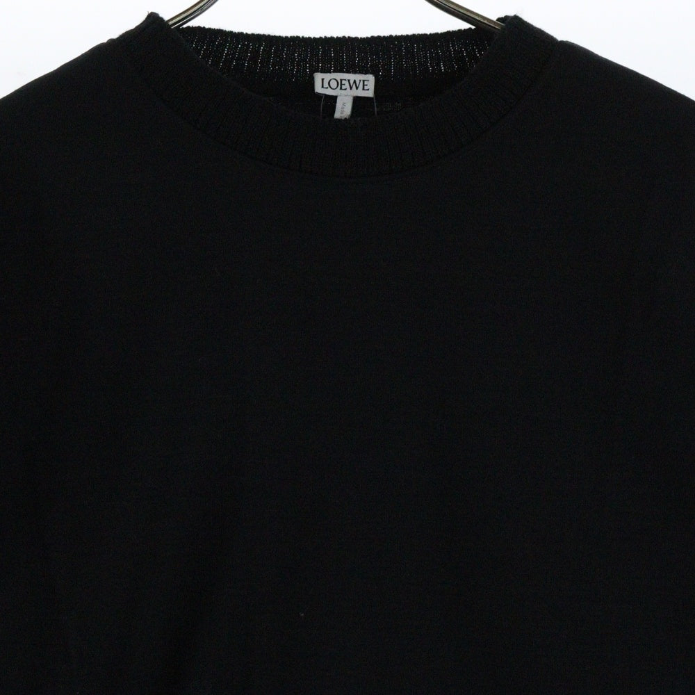 LOEWE(ロエベ) 21AW レイヤード デザイン ニット セーター ブラック S359341XAY