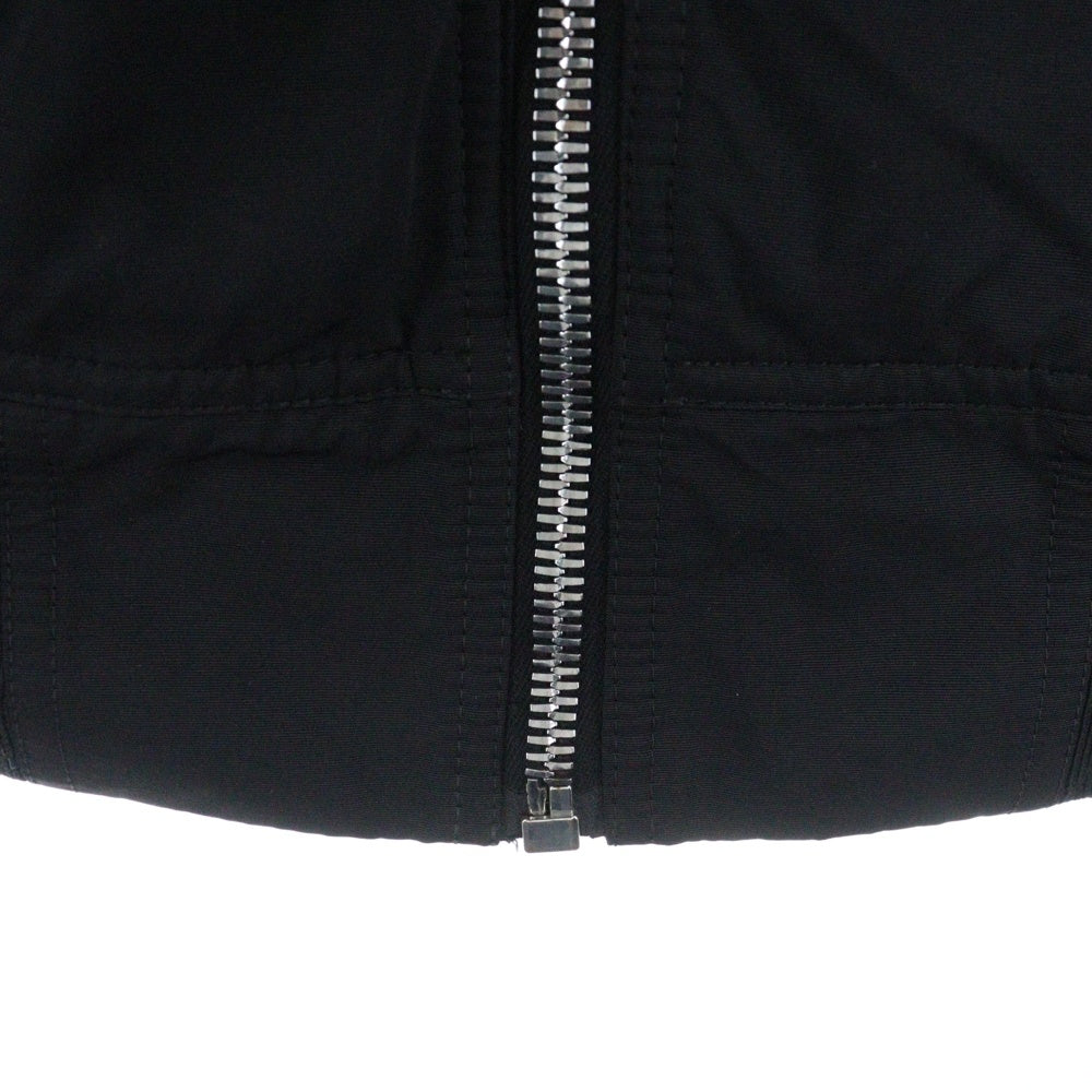 DRKSHDW(ダークシャドウ) 16AW コットン ジップアップ ボンバー フライトジャケット ブラック DU16F8760-MU