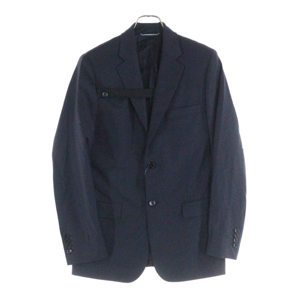 DIOR(ディオール) ストラップロゴ バージンウール ノッチドラペル テーラードジャケット ネイビー 013C216A3226