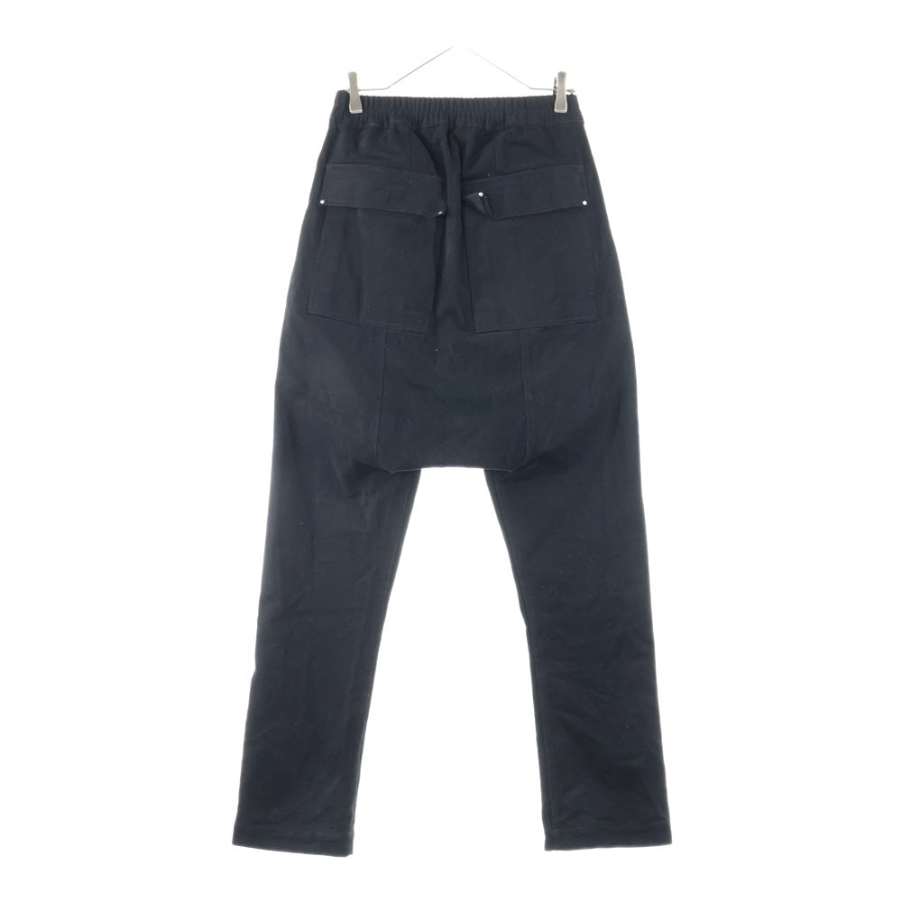 Rick Owens(リックオウエンス) 22AW DRAWSTRING LONG PANTS ドローストリング ロングパンツ ブラック RU02B2380-CF