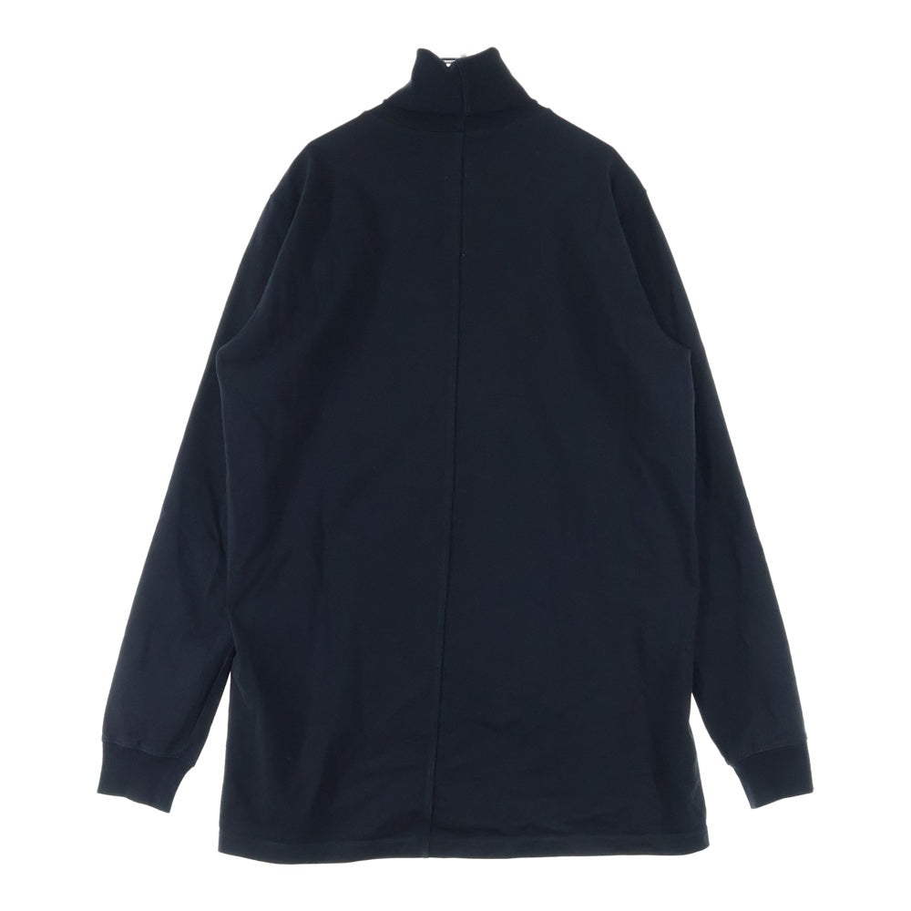 Rick Owens(リックオウエンス) 18AW タートルネック 長袖 カットソー Tシャツ ブラック RU18F1286