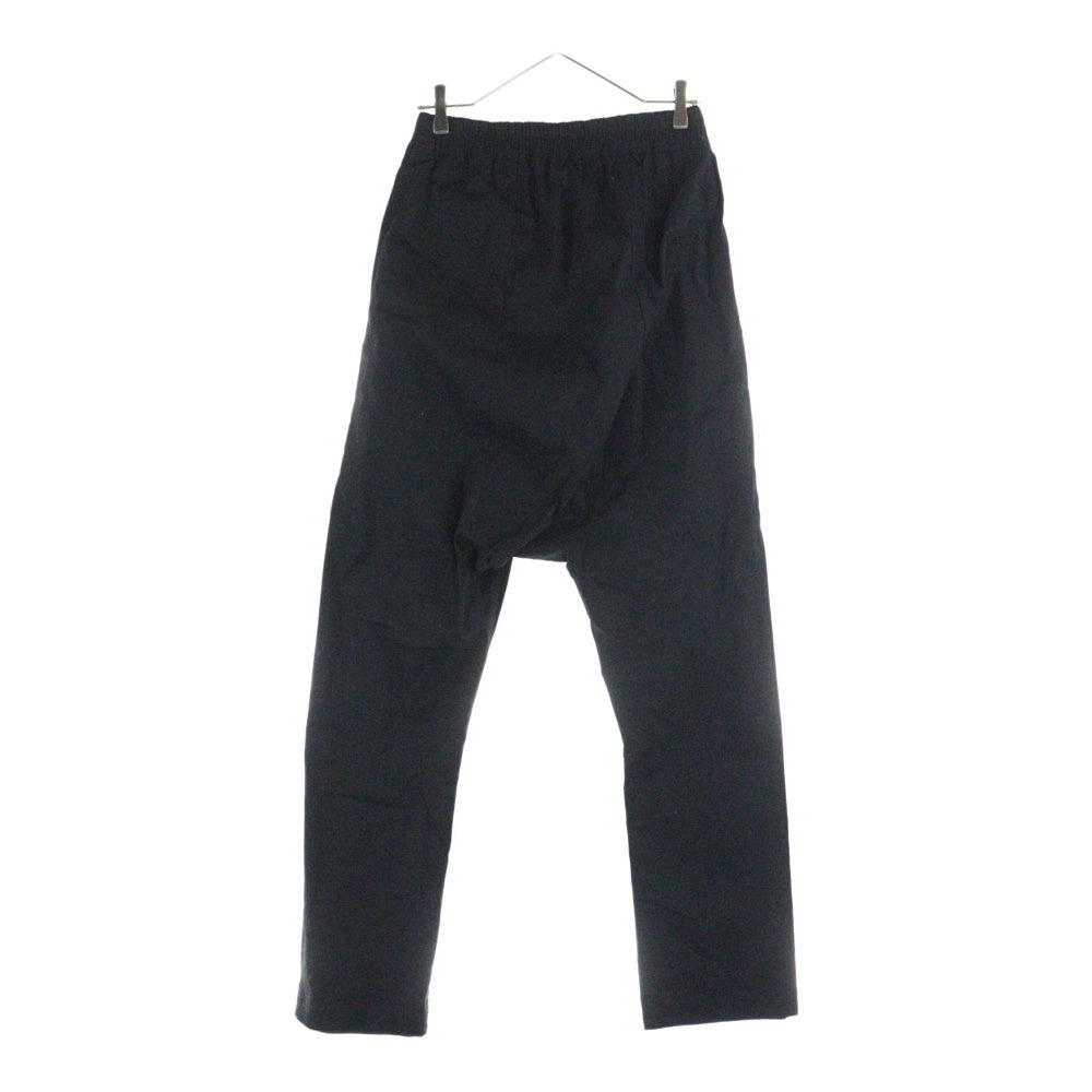 Rick Owens(リックオウエンス) 17AW DRAWSTRING LONG PANTS ドローストリング ロングパンツ ブラック RF00M6380
