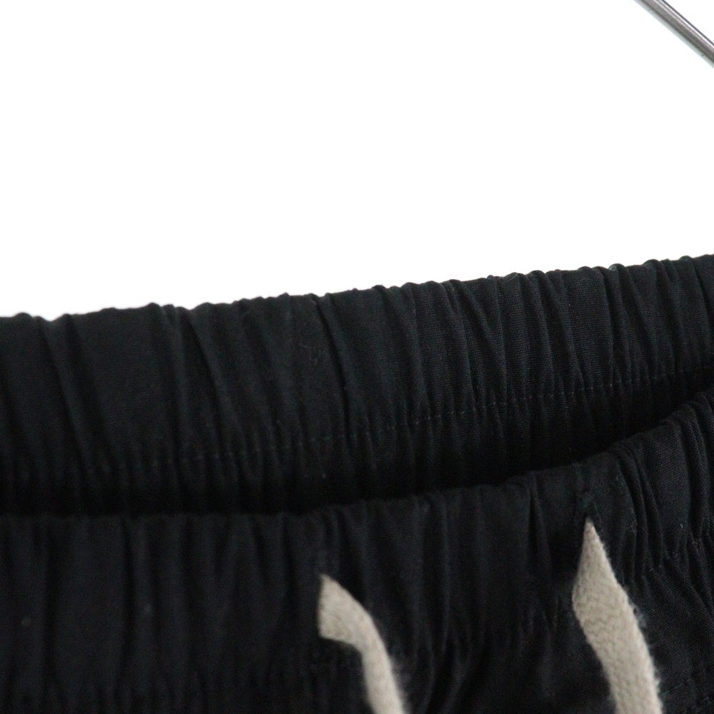 Rick Owens(リックオウエンス) 17AW DRAWSTRING LONG PANTS ドローストリング ロングパンツ ブラック RF00M6380
