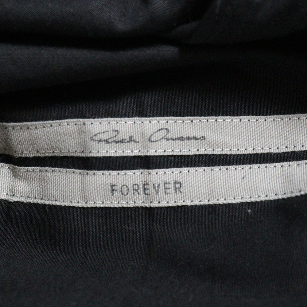 Rick Owens(リックオウエンス) 17AW DRAWSTRING LONG PANTS ドローストリング ロングパンツ ブラック RF00M6380