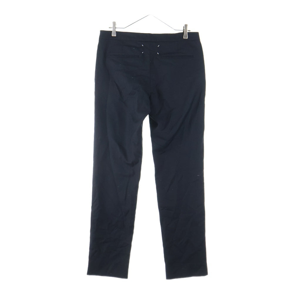 Maison Margiela 14(メゾンマルジェラ) 17AW ウールフランネルドローストリングパンツ ブラック S50KA0388 S47782