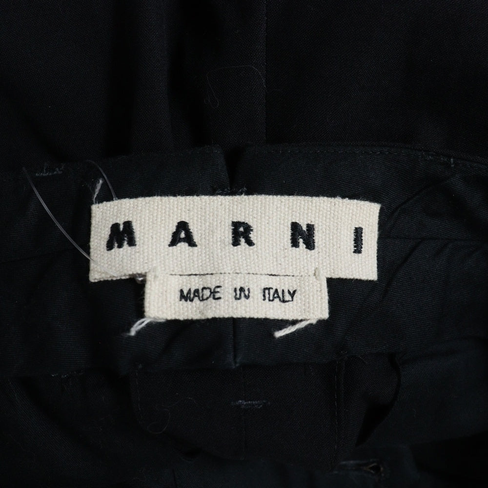 MARNI(マルニ) 20SS 2タック スラックス パンツ ブラック PUMU0091A0