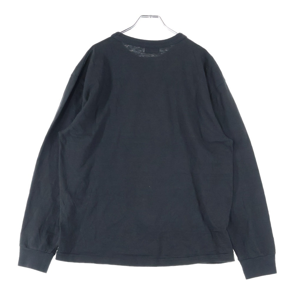 HUMAN MADE(ヒューマンメイド) 25SS GRAPHIC L/S T-SHIRT ハート ロゴ プリント 長袖カットソー Tシャツ グレー HM29CS019