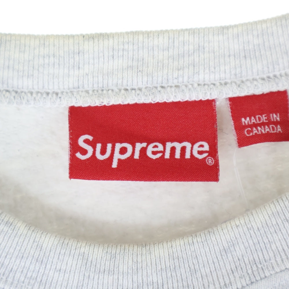 SUPREME(シュプリーム) 20AW Futura Logo Crewneck フューチュラロゴプリント クルーネックスウェットトレーナー グレー