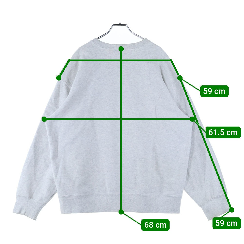 SUPREME(シュプリーム) 20AW Futura Logo Crewneck フューチュラロゴプリント クルーネックスウェットトレーナー グレー