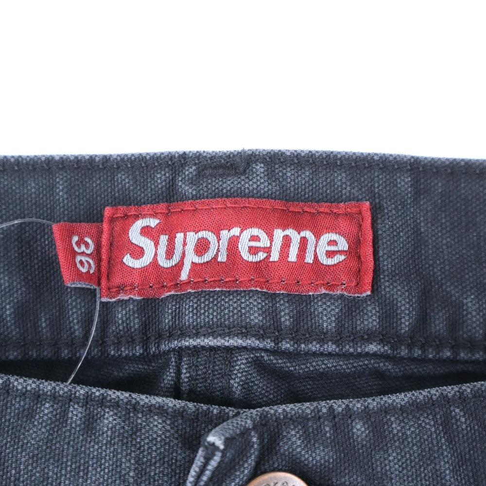 SUPREME(シュプリーム) 25SS Worn Double Knee Painter Pant ウォーンダブルニー ペインターパンツ ブラック