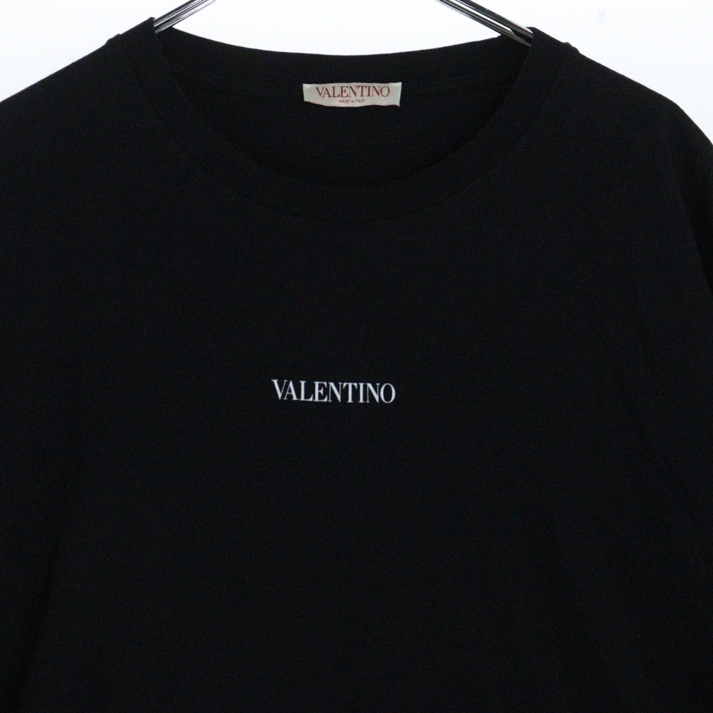 VALENTINO(ヴァレンティノ) フロントロゴプリント半袖Tシャツ ブラック XV3MG10V738