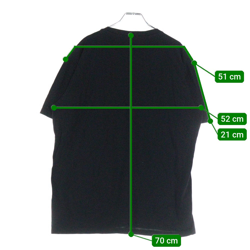 VALENTINO(ヴァレンティノ) フロントロゴプリント半袖Tシャツ ブラック XV3MG10V738