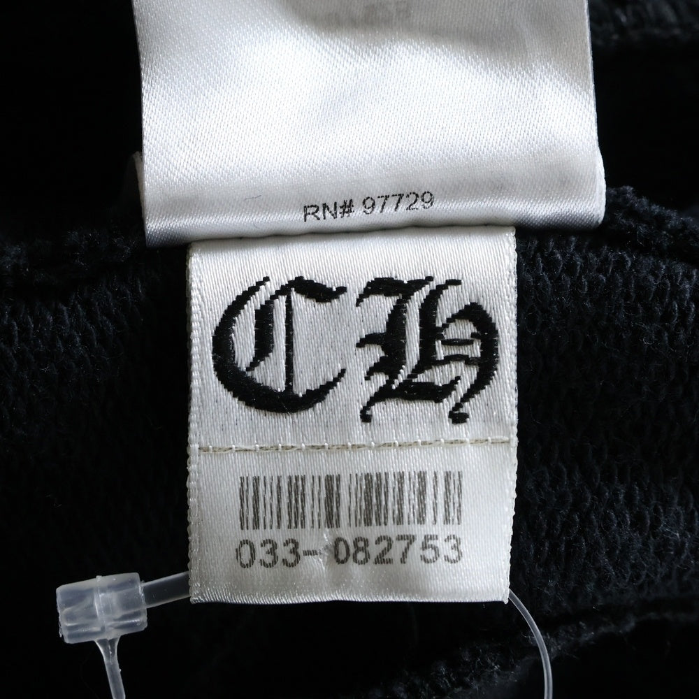 CHROME HEARTS(クロムハーツ) SWEAT PANTS サイドロゴ CHプラス総柄 スウェットロングパンツ ブラック