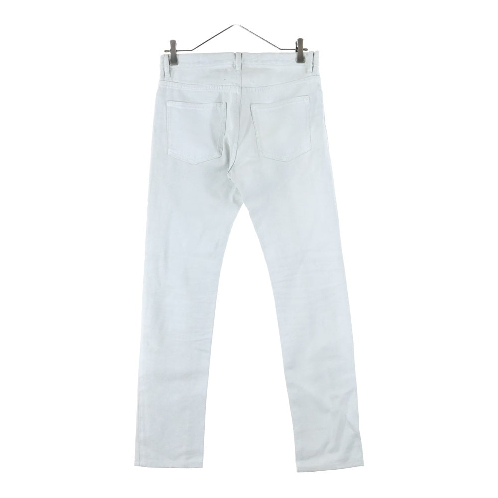 Maison Margiela 10(メゾン マルジェラ) 樹脂加工 デニムパンツ ホワイト 50LA008330513