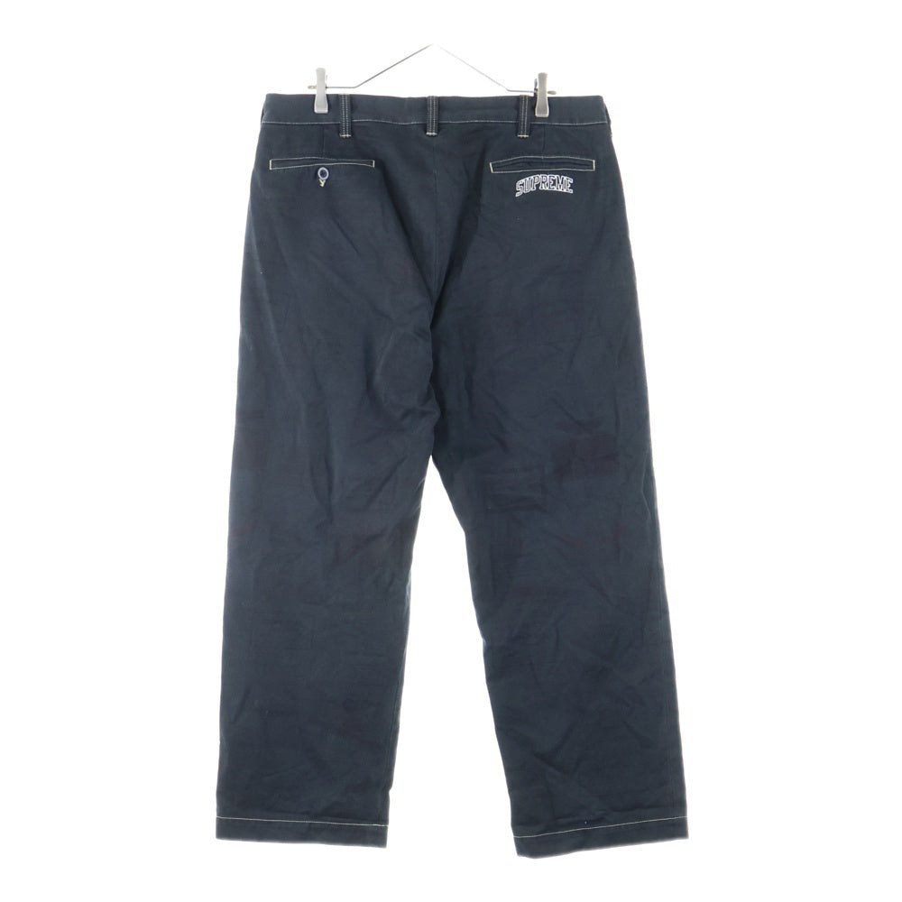 SUPREME(シュプリーム) 24AW Chino Pant Overdyed Labels オーバーダイ レーベル チノ ワークパンツ ブラック