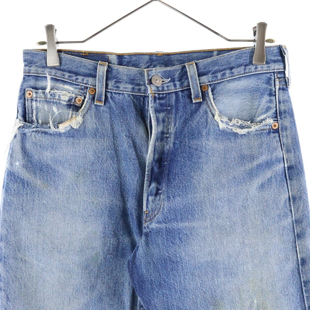Levi's(リーバイス) 90S VINTAGE 501XX 復刻 ボタン裏553 米国製 ヴィンテージ ボタンフライデニムパンツ インディゴ