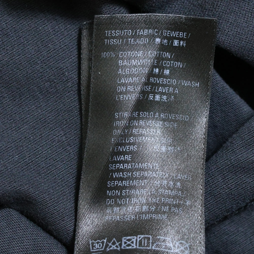 BALENCIAGA(バレンシアガ) 21AW ユーズド加工 カレッジロゴプリント プルオーバーパーカー フーディー グレー 674685 TLV89