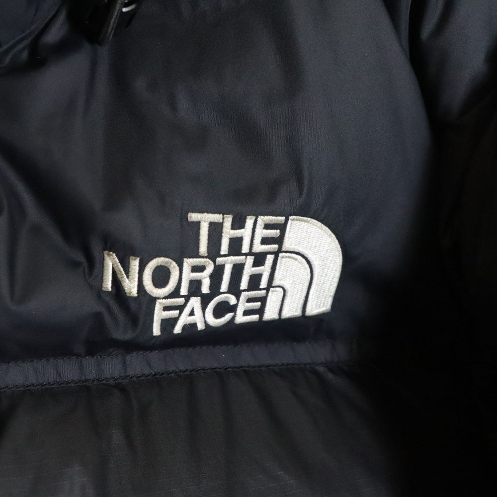 THE NORTH FACE(ザノースフェイス) NUPTSE JACKET ヌプシ ロゴ エンブロイダリー ジップアップ ダウンジャケット ブラック NJ1DM62A